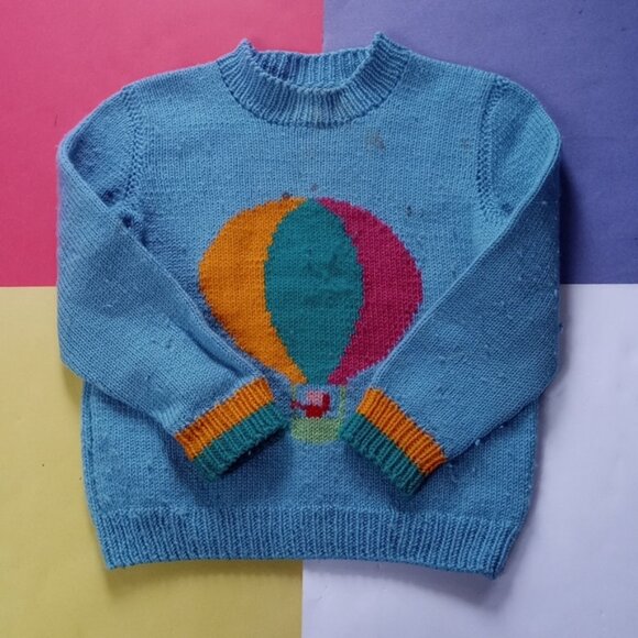 Vintage Handmade Hot Weather Balloon Sweater Jacket - Picture 6 of 7